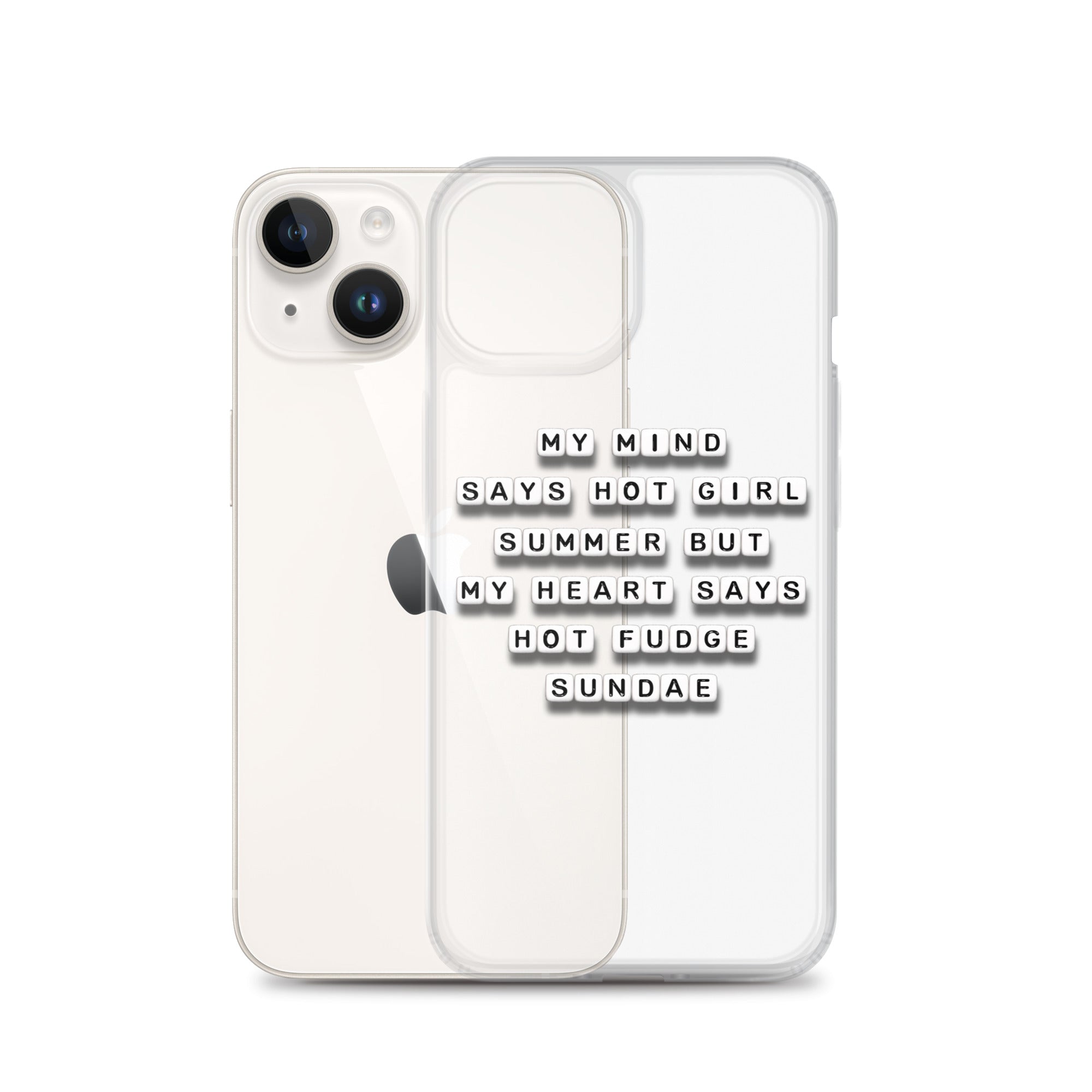 "My Mind Says Hot Girl Summer" iPhone Case